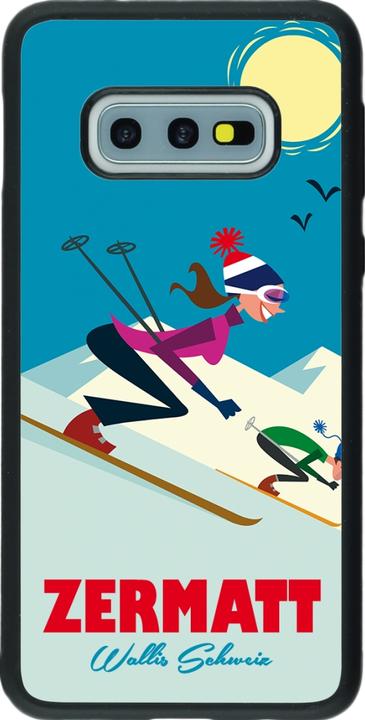 Image du produit PhoneLook Coque Silicone rigide noir Zermatt Ski Downhill (Samsung Galaxy S10e)