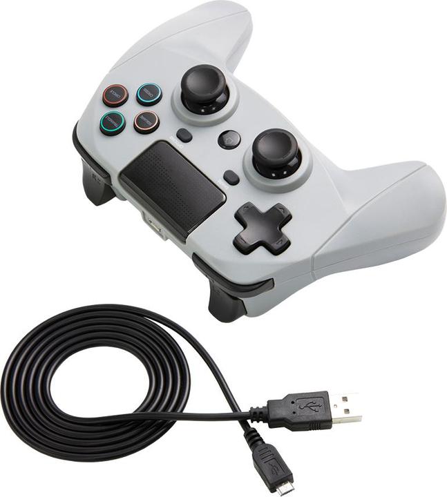 Produktbild Snakebyte Pad 4 S Wireless PS4 Controller - grau orange (PC, PS4)