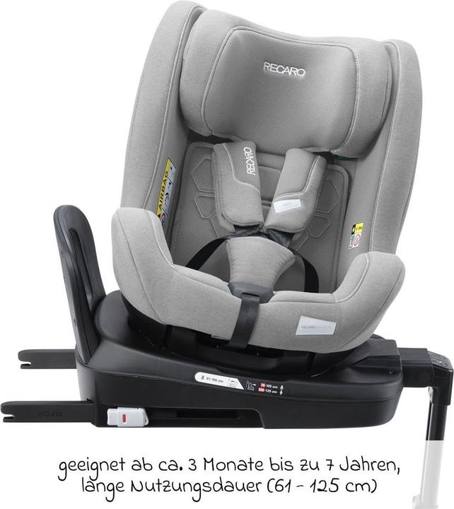 Actual product image RECARO Salia 125 Kid Reboard child seat (61-125 cm) (Reboarder, ECE R129/i-Size Standard)