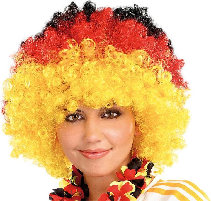 Immagine prodotto Pearl Parrucca Afro Fan nei colori della Germania
