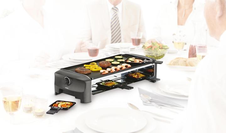 Produktbild Princess Raclette und Teppanyaki Grill, für 8 Personen, 1200 Watt, 162840