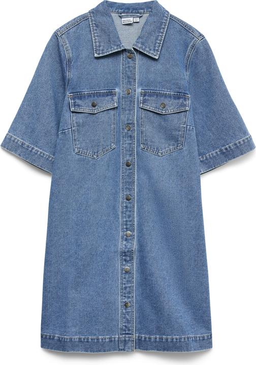 Vero Moda VMFENJA Kurzes Kleid Jeanskleid