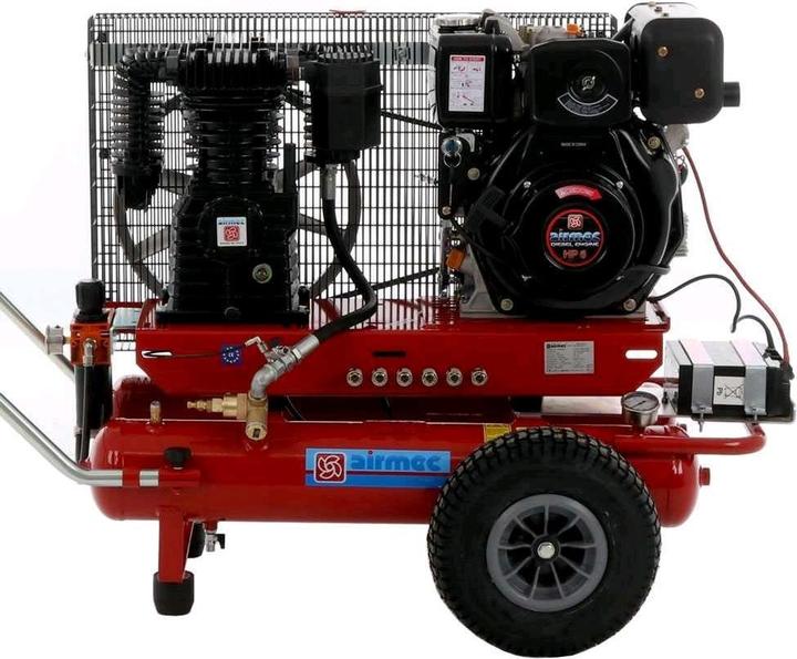 Produktbild Airmec TTD 3460650 Motorkompressor Dieselmotor 6 PS 650 lmin (11 Bar, 34 l)
