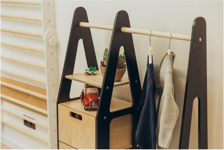 Produktbild Duck Woodworks Kindergarderobe mit Schubladen