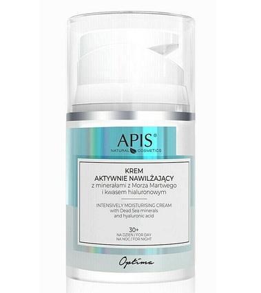 Image du produit Apis Natural Cosmetics Apis Active Crème Hydratante aux Minéraux de Mer Morte et à l'Acide Hyaluronique 30+ 50Ml (50 ml, Crème 24h)