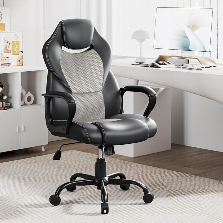 Immagine prodotto Basetbl sedia da ufficio ergonomica, grigio