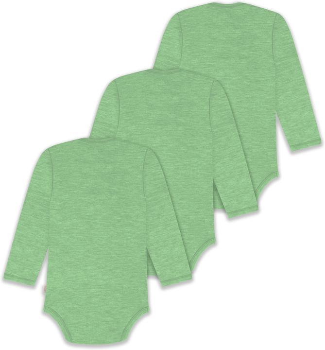 Produktbild Normani 3er Pack Baby Merino Body Langarm „Auckland" - 9379 (86)