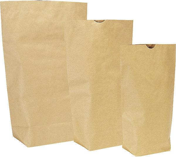 Actual product image kaiserkraft terra cross bottom bag, made of kraft paper, 2-ply, LxW 470 x 320 mm, pack of (250 Piece)