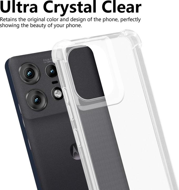 Immagine prodotto Cadorabo Custodia per Motorola Moto Edge 50 Pro TPU Ultra Slim AIR (Motorola Edge 50 Pro)