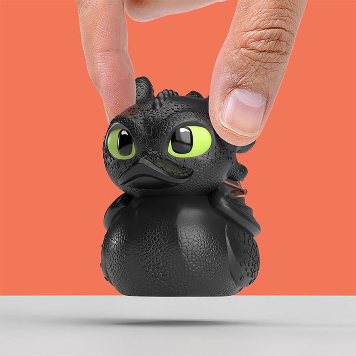 Actual product image Numskull Dragon Taming Made Easy Tubbz Mini PVC Figure Toothless 5 cm