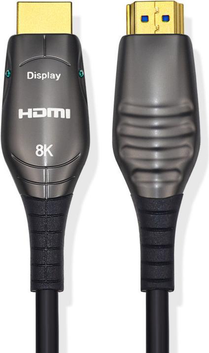 Actual product image Audiolab HDMI fibre optic cable 8K/60Hz, 20m, black (20 m, HDMI)