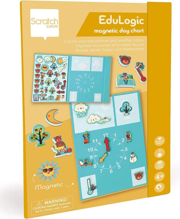 Produktbild Scratch Magnetspiel Tagesplan (Deutsch)