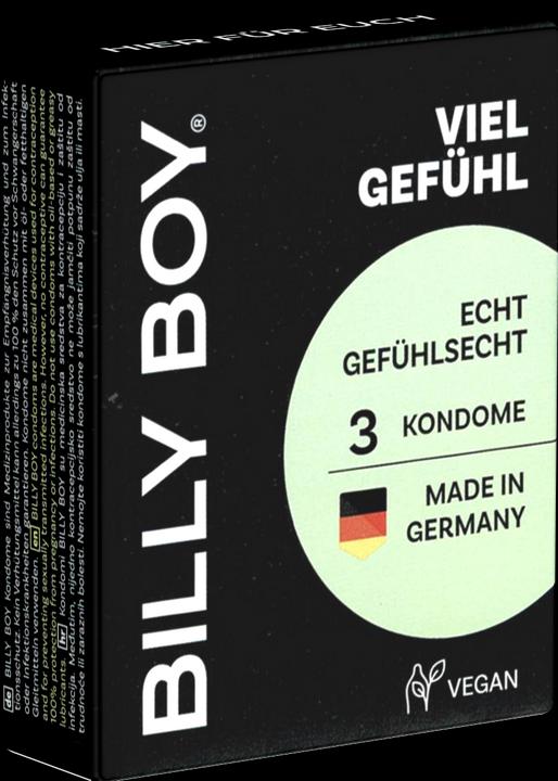 Productafbeelding Billyboy Billy Boy "Lots of feeling" 3 echt voelende condooms met een perfecte pasvorm en geur (3 Pcs.)