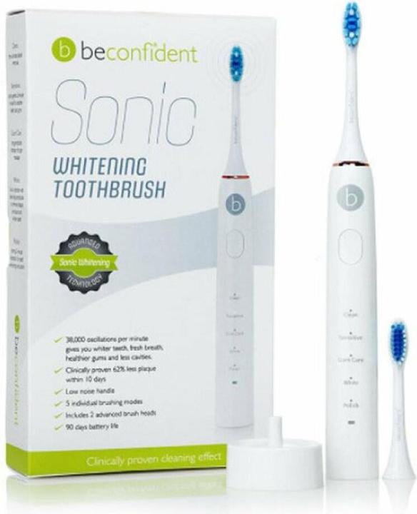 Beconfident SONIC electric whitening toothbrush #white/rose gold