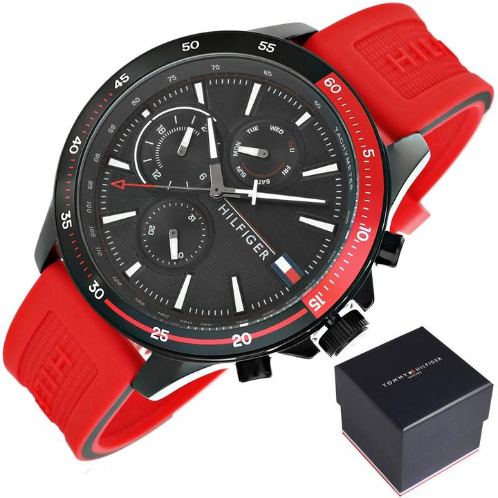 Immagine prodotto Tommy Hilfiger Banca (Orologio da polso analogico, 46 mm)