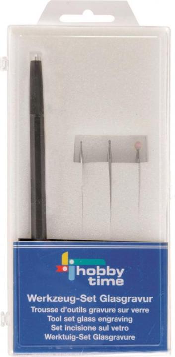 Image du produit hobbytime Kit d'outils pour la gravure sur verre