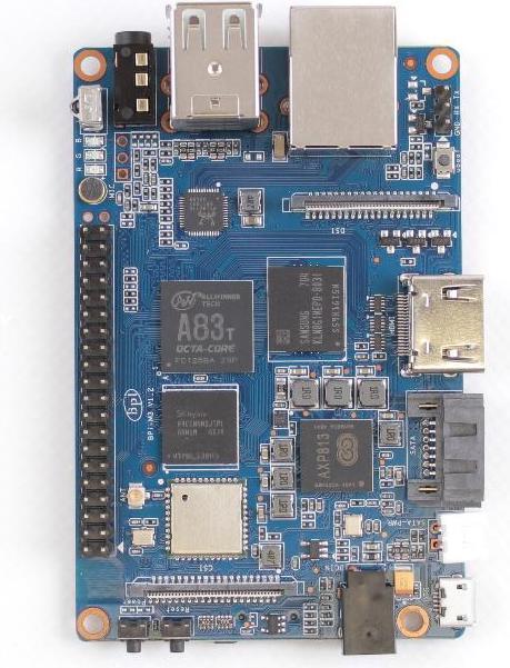 Produktbild Sinovoip BPI-M3 - Banana Pi - Single Board Computer, Octa-Core-Prozessor, Wi-Fi/BT