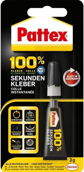 Image du produit Pattex Colle instantanée 100 (3 g)