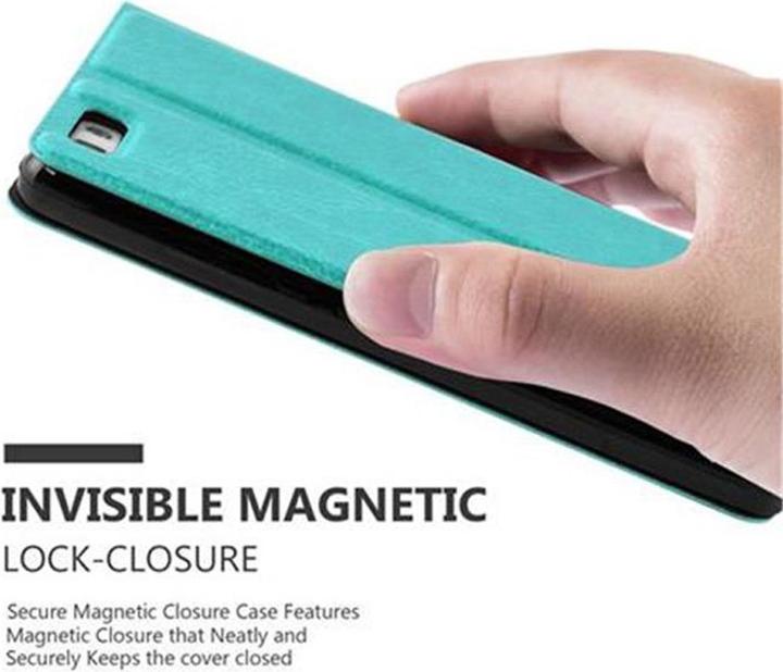 Actual product image Cadorabo Case Book View Doppelfenster (Huawei P8 Lite)