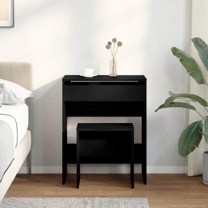 Actual product image VidaXL Dressing table with stool 60 x 40 x 113.5 cm (60 x 40 x 75 cm)