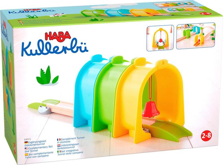 Actual product image Haba Kullerbü Knikkerbaan - Uitbreidingsset - Belletjestunnel