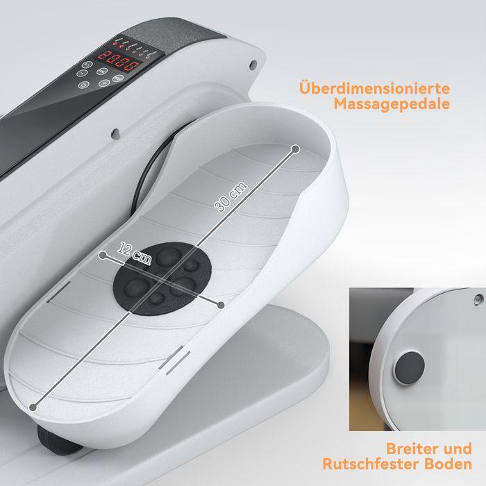Swisshandel24 Mini-Ellipsentrainer Untertisch Mini Crosstrainer für zuhause mit LCD-Monitor