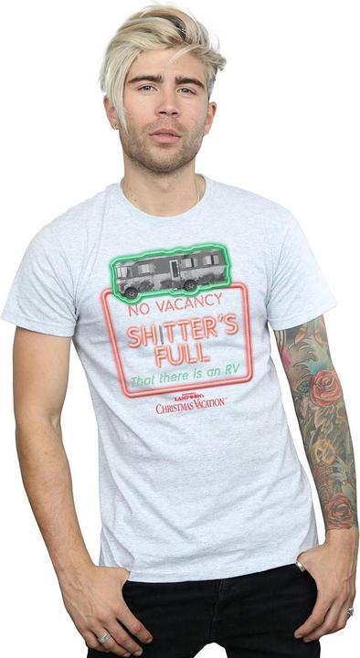Produktbild National Lampoon´s Vacation National Lampoon's Christmas Vacation Greyscale No Vacancy TShirt (XXL)
