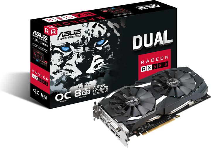 ASUS Radeon RX 580 DUAL O8G (8 GB)