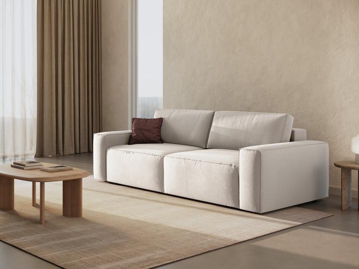 Actual product image Micadoni Sofa With Bed Function And Box, "Jodie", 3 Seats, 247x107x86 Made in Europe (2 person sofa, 3-seater, 4-seater)