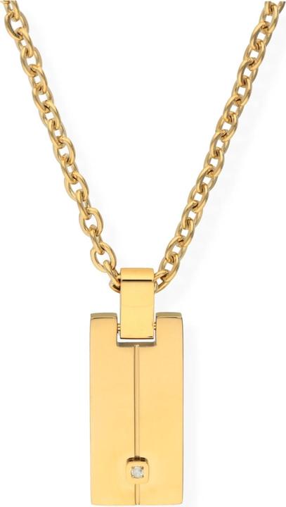 Actual product image Carat Men's Classic Diamond (Stainless steel, 50 cm)