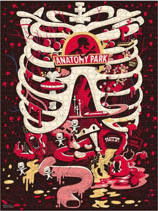Actual product image Winning Moves Hacksaw Rick and Morty Anatomy Park 1000 Pieces (1000 pieces)