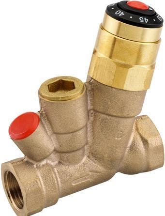Actual product image Danfoss hot water thermostatic valve MTCV DN15, multi-function (003Z4515)