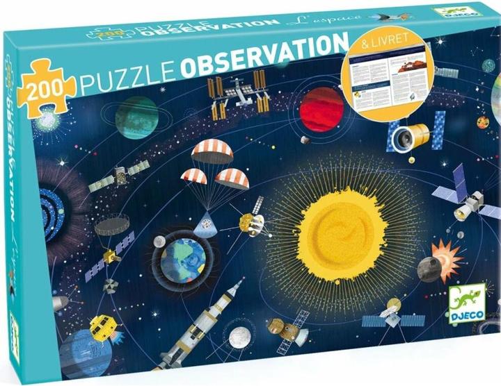 Produktbild Djeco Puzzle Weltraum (200 Teile)