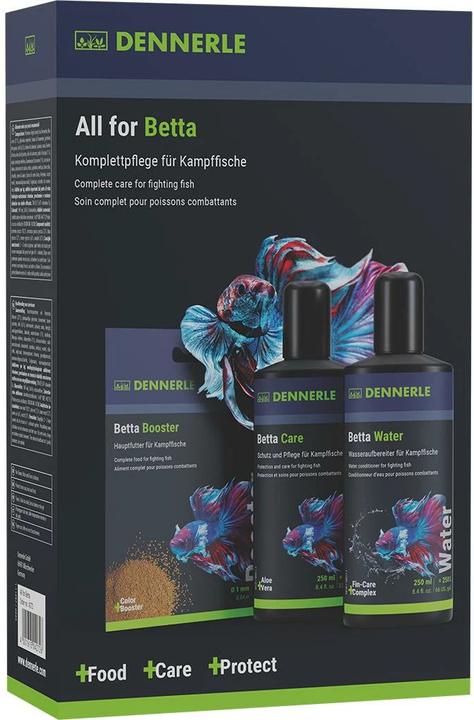 Image du produit Dennerle Soins des poissons All of Betta Bundle (Traitement de l'eau Aquarium)
