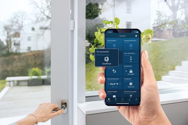 Produktbild Bosch Smart Home Tür-/Fensterkontakt II, weiss, 3er Paket