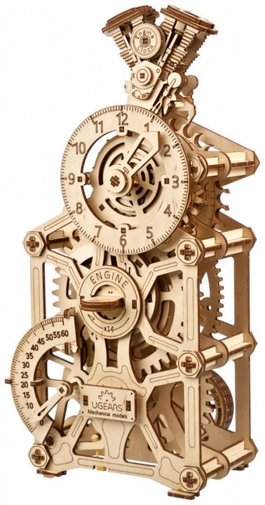Actual product image Ugears Engine Clock