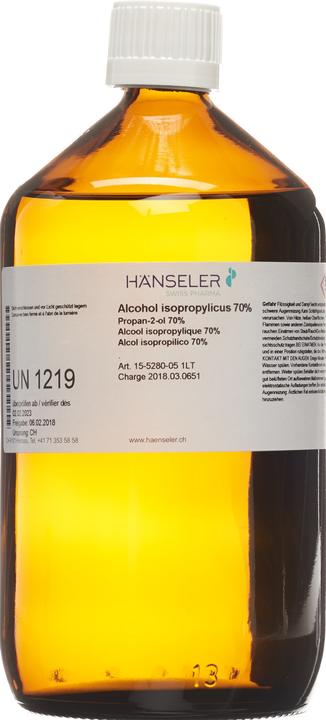 Hänseler Alcohol isopropylic 70 % 1 lt
