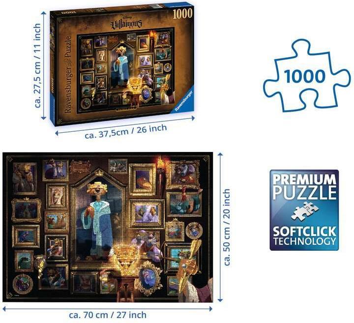 Image du produit Ravensburger Disney Villainous Roi Jean (1000 pièces)