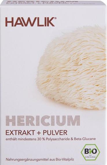 Actual product image Hawlik Hericium extract + powder capsule (120 Piece, Capsules, 112 g)