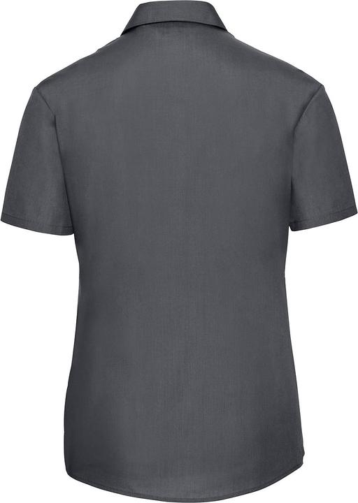 Actual product image Russell Womens/Ladies Poplin Easy-Care Short-Sleeved Shirt (XXL)