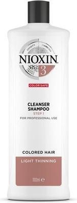 Immagine prodotto Nioxin Sistema 3 Shampoo detergente per capelli fini e diradati dal colore (300 ml, Shampoo liquido)