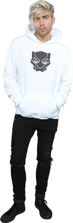 Produktbild Black Panther Schwarz auf Schwarz Hoodie (M)