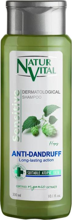 NaturVital CHAMPU SENSITIVE anticaspa 300ml (300 ml, Flüssiges Shampoo)