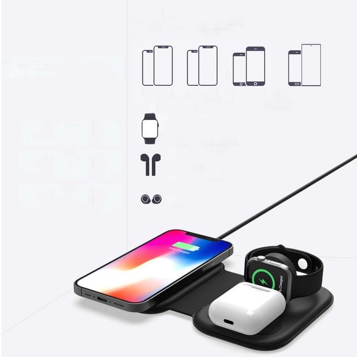 Actual product image Apfelkiste MagSafe Qi wireless charging pad for iPhone / Apple Watch / AirPods (15 W)