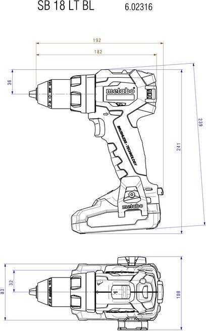 Produktbild Metabo SB 18 LT BL (Akkubetrieb)