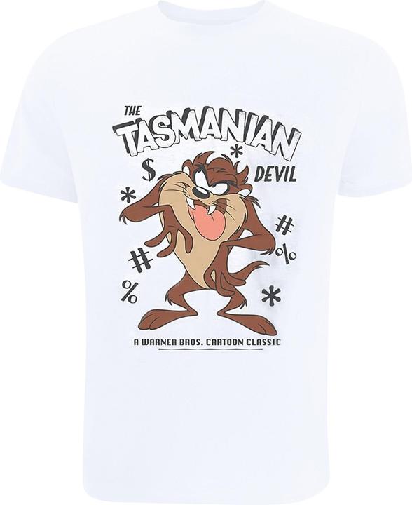 Actual product image Looney Tunes Mens Tasmanian Devil Vintage Cotton T-Shirt (M)