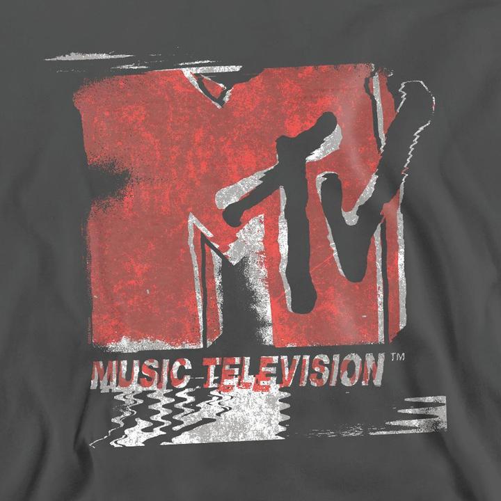 Actual product image MTV Unisex Adult Washed Out Logo Sweatshirt (L)