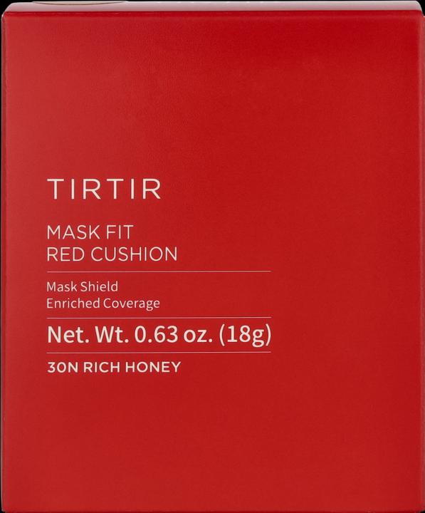 Actual product image TirTir Mask Fit Red Cushion Foundation - Full Coverage, Weightless, Skin Fit (#30N Rich Honey)
