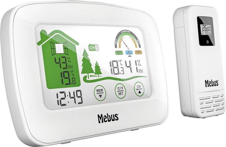 Image du produit Mebus 11038 11038 Station météo sans fil