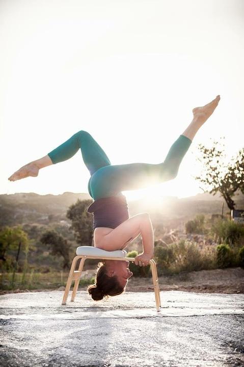 Actual product image Yogistar Feetup headstand stool
